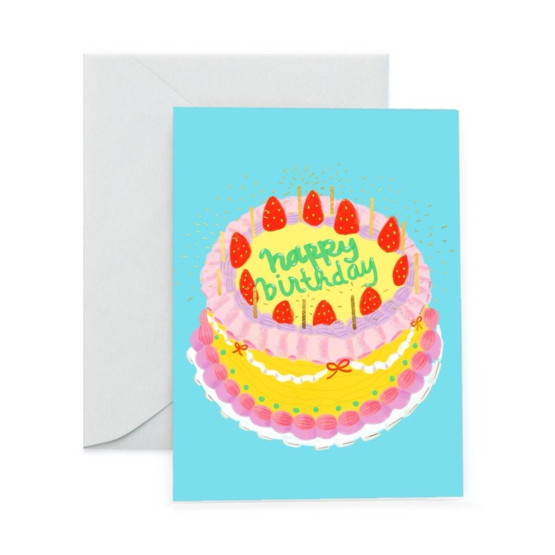 ICHIGO / STRAWBERRY BIRTHDAY Birthday Greeting Card