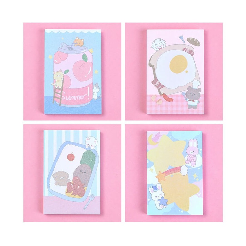 Little Bear Kawaii Sticky Memo Pad
