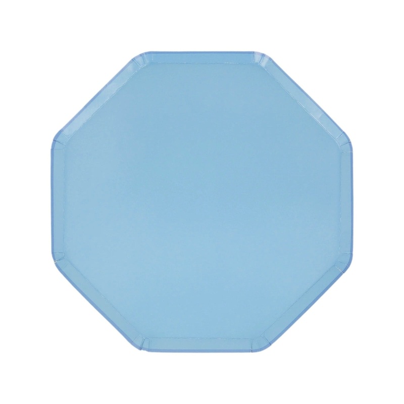 Meri Meri Party Cornflower Blue Side Plates 8.25"