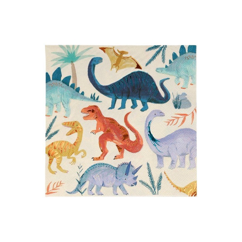 Meri Meri Party Dinosaur Kingdom Large Napkins