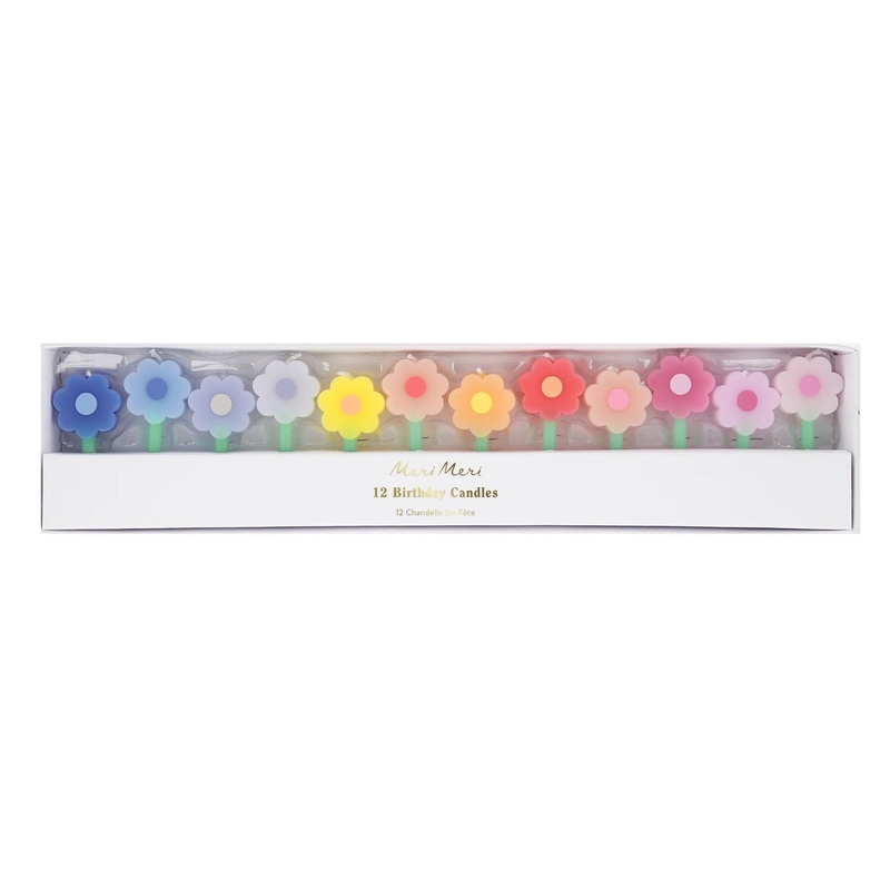 Meri Meri Party Rainbow Daisy Candles