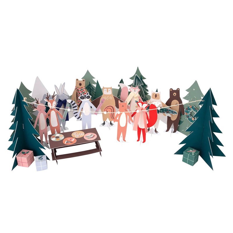 Meri Meri Party Woodland Paper Play Advent Calendar