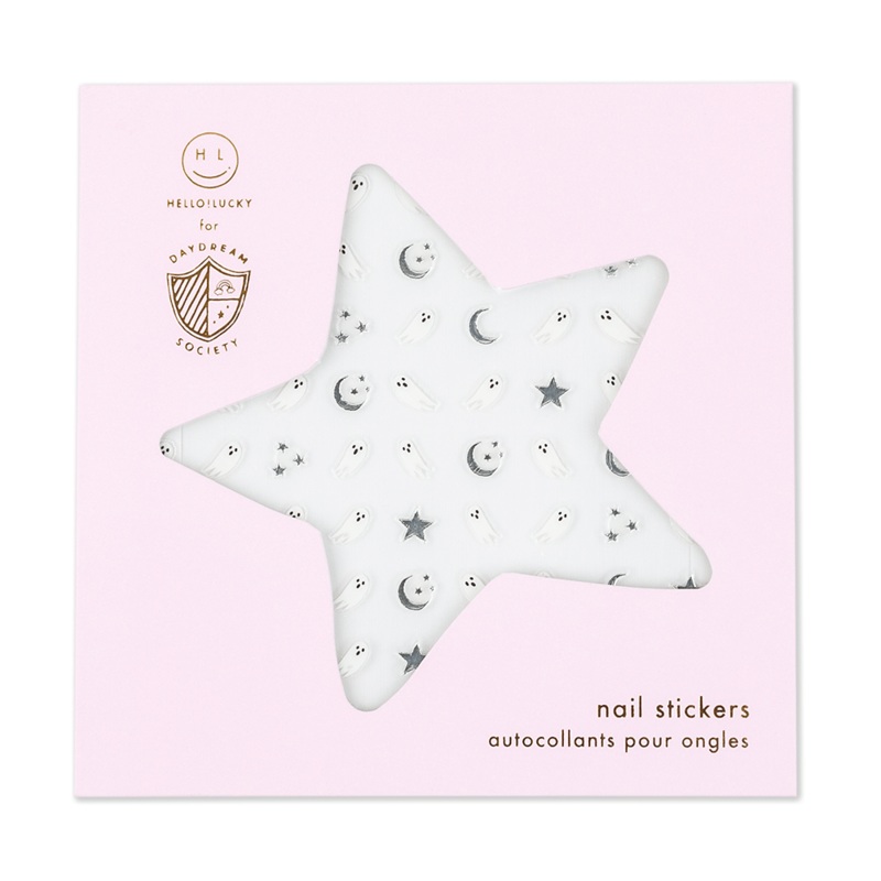 Spooked Halloween Ghost Nail Stickers