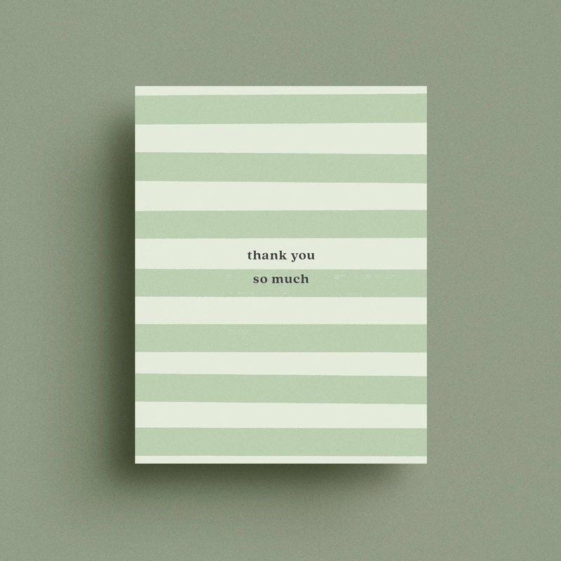Thank You So Much Greeting Card