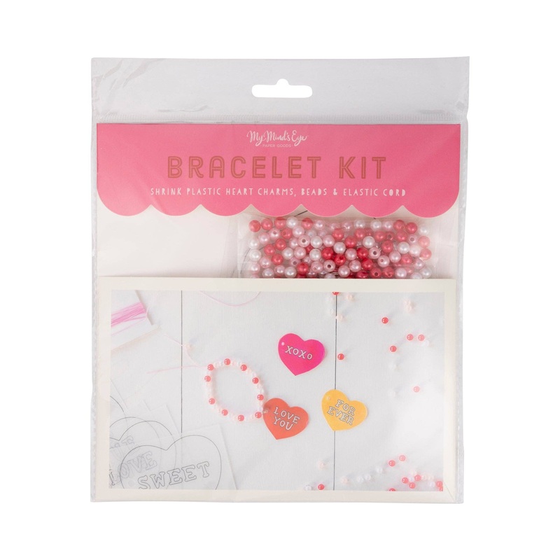 Valentine's Day Shrink Plastic Bracelet Craft