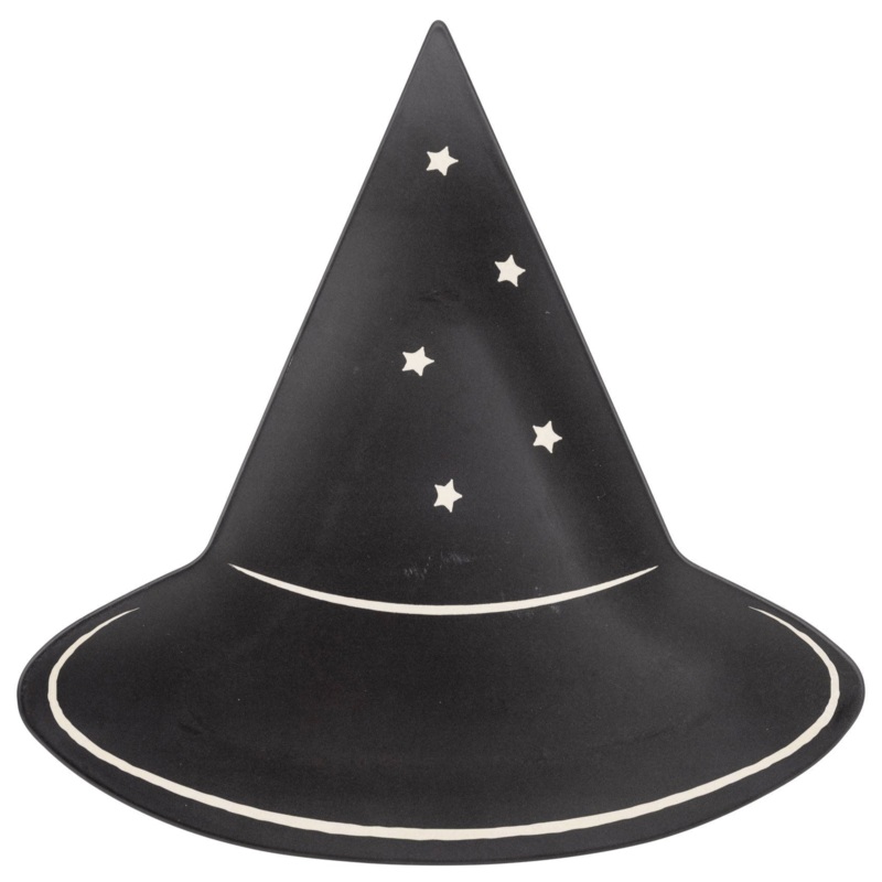 Witch Hat Bamboo Tray 14"