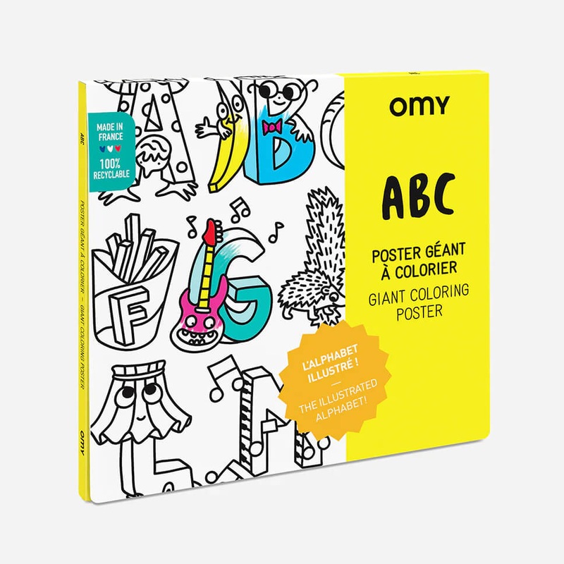 ABC Giant Coloring Poster