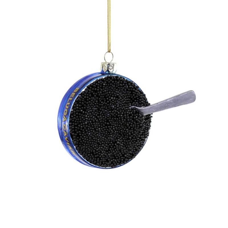 Beluga Caviar Ornament 5"