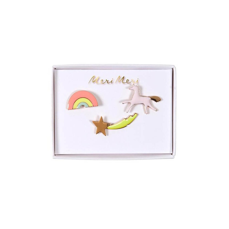 Meri Meri Party Magical Enamel Lapel Pins