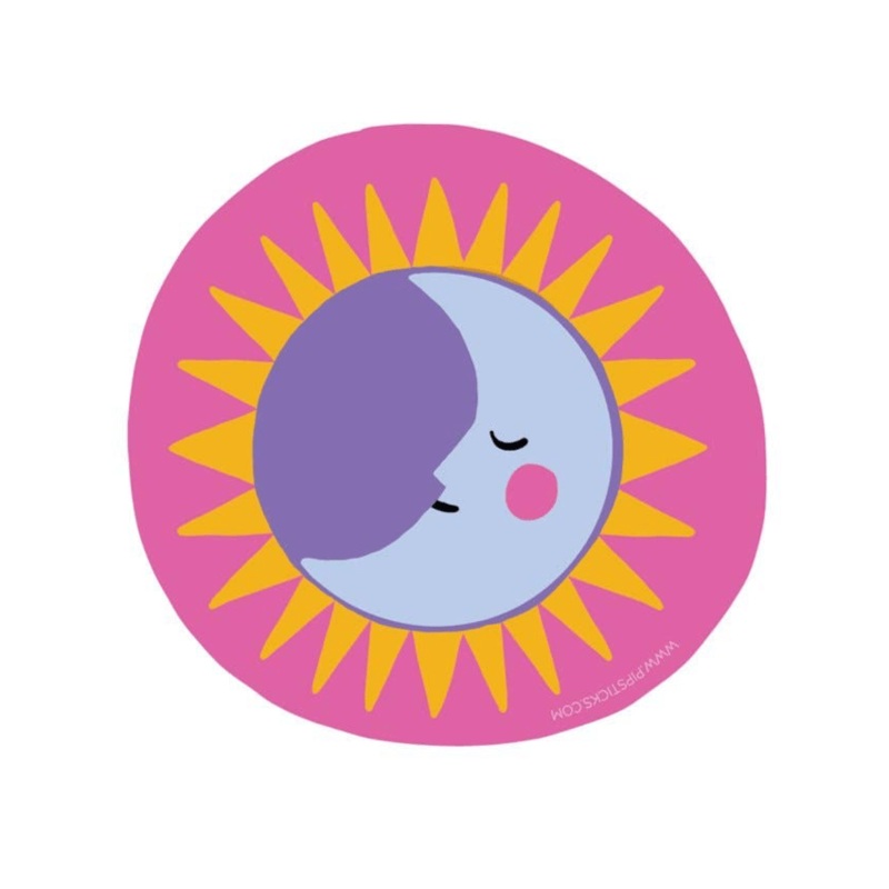 Moon Vinyl Sticker