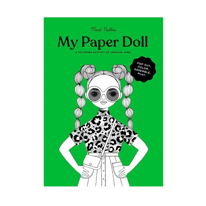 Nellie Paper Doll Coloring Kit