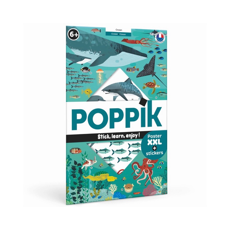 Ocean Discovery Sticker Poster