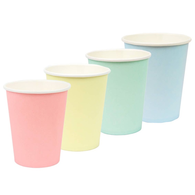 Pastel Paper Party Cups