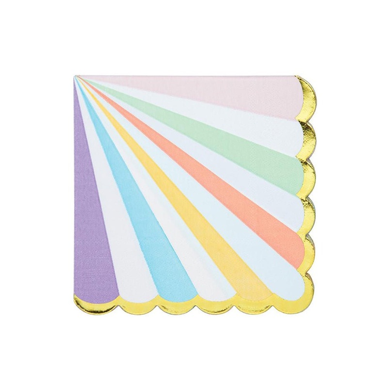 Pastel Pinwheel Napkins