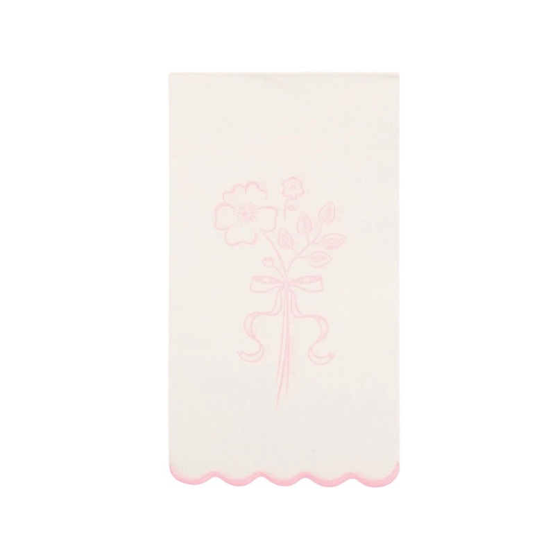 Pembroke Pink Flower Dinner Napkins