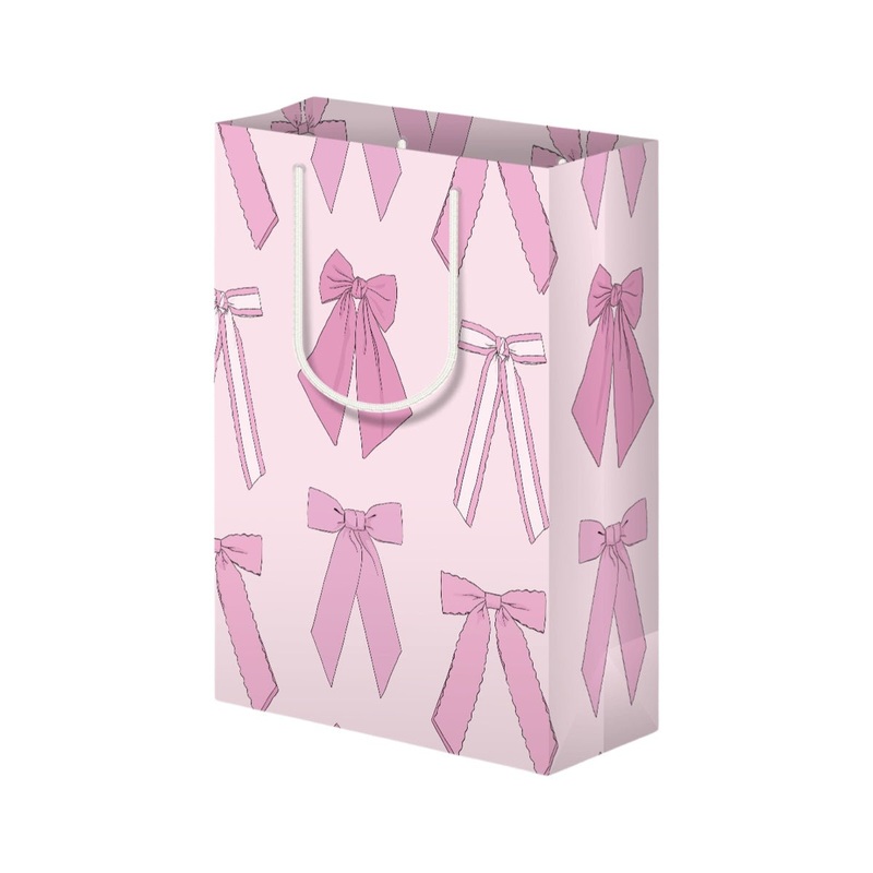 Pink Coquette Bows Gift Bag