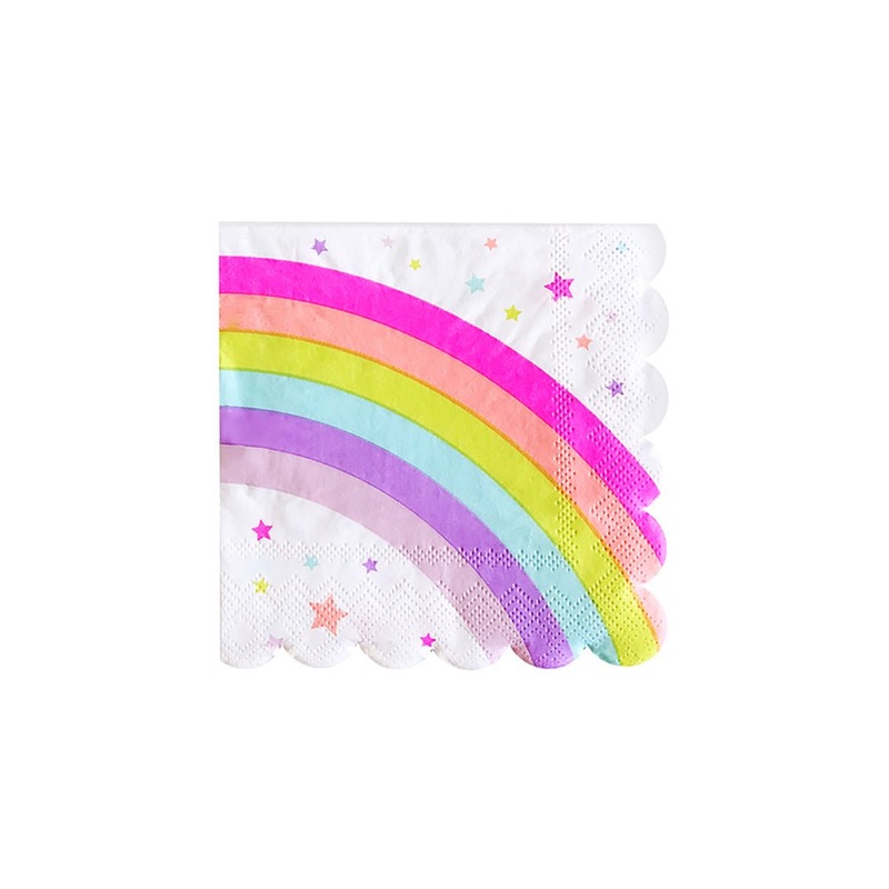 Rainbow Cocktail Napkins (Brights)