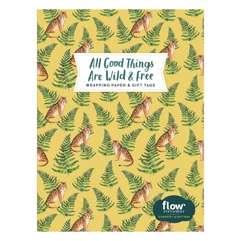 All Good Things Are Wild and Free Wrapping Paper and Gift Tags