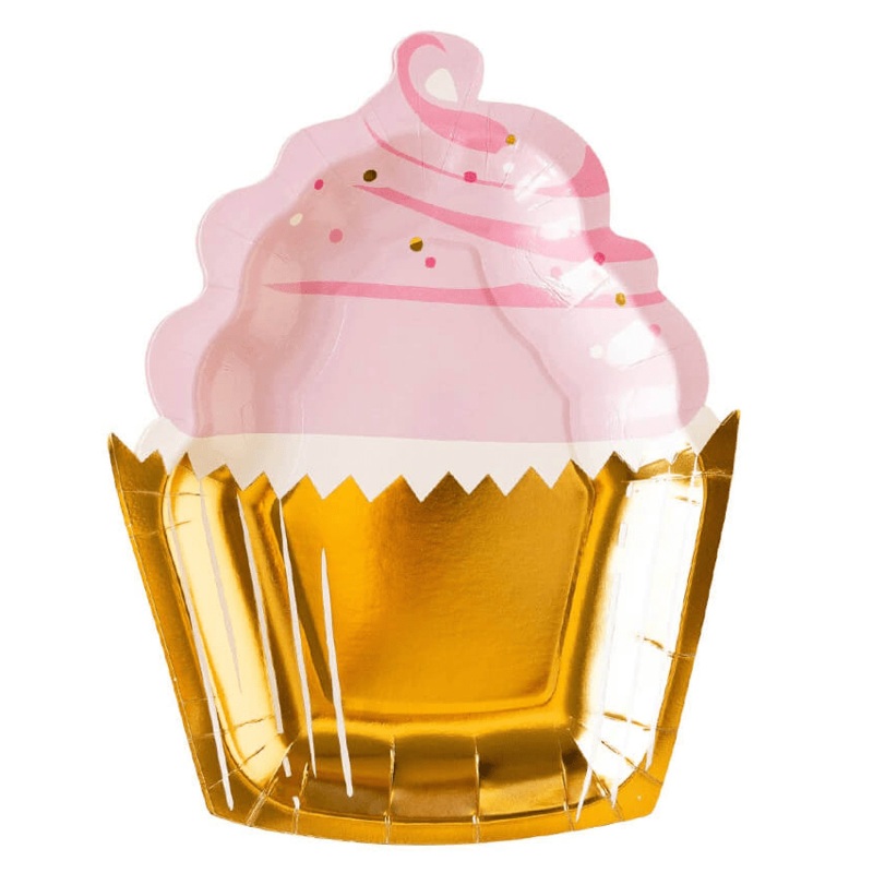 Cupcake Paper Plates 9"