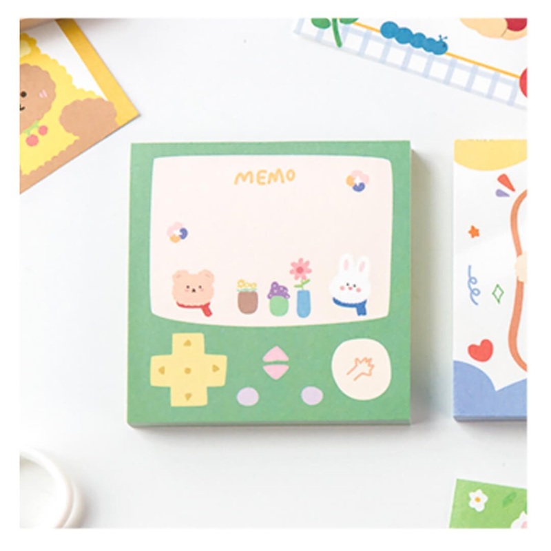 Cute Kawaii Handheld Video Game Memo Pad