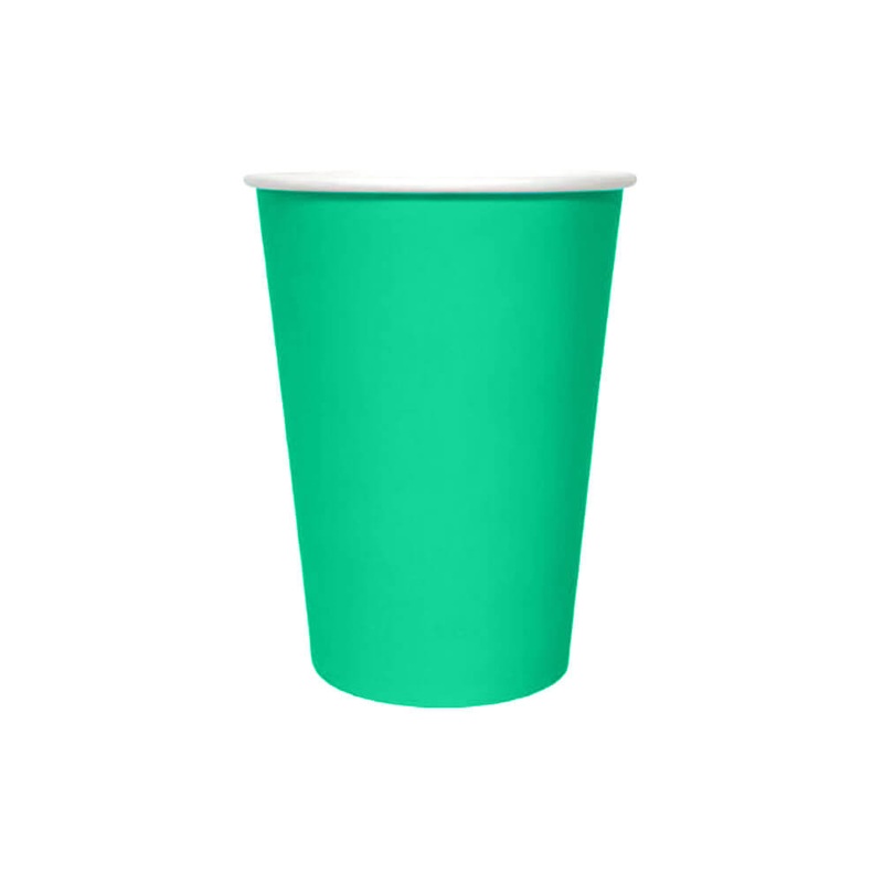 Grass Green Paper Cups