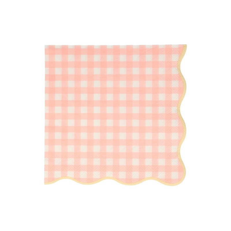 Meri Meri Party Gingham Large Napkins