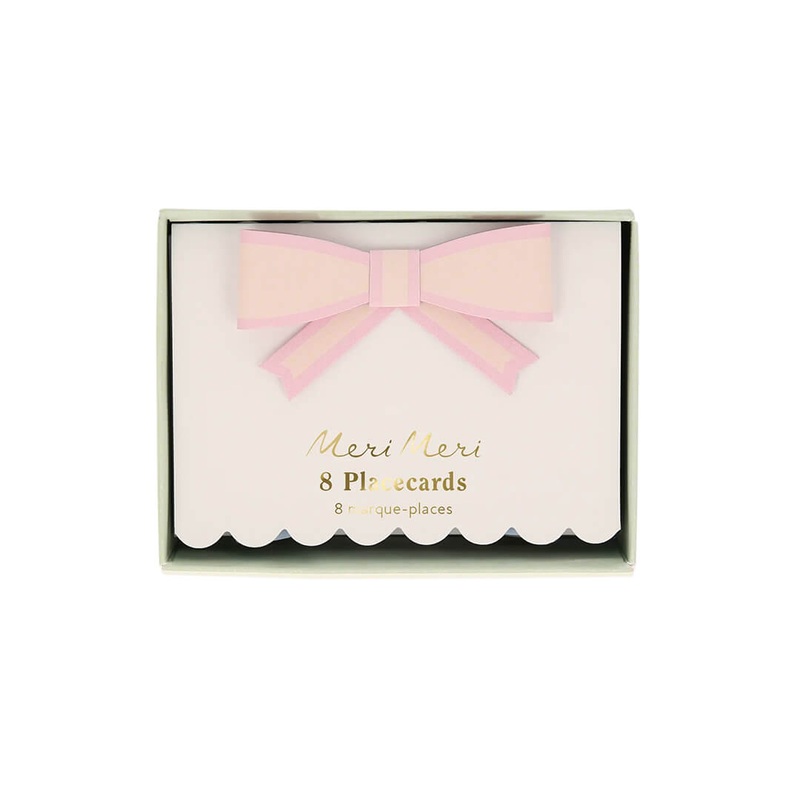 Meri Meri Party Pastel Paper Bow Place Cards