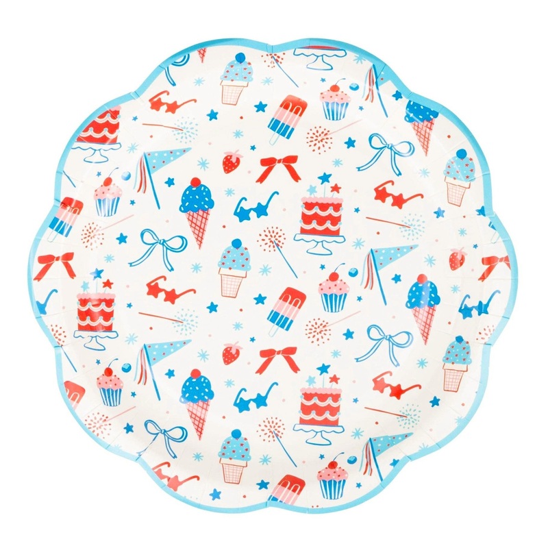 Summer Treats Paper Plates 9"