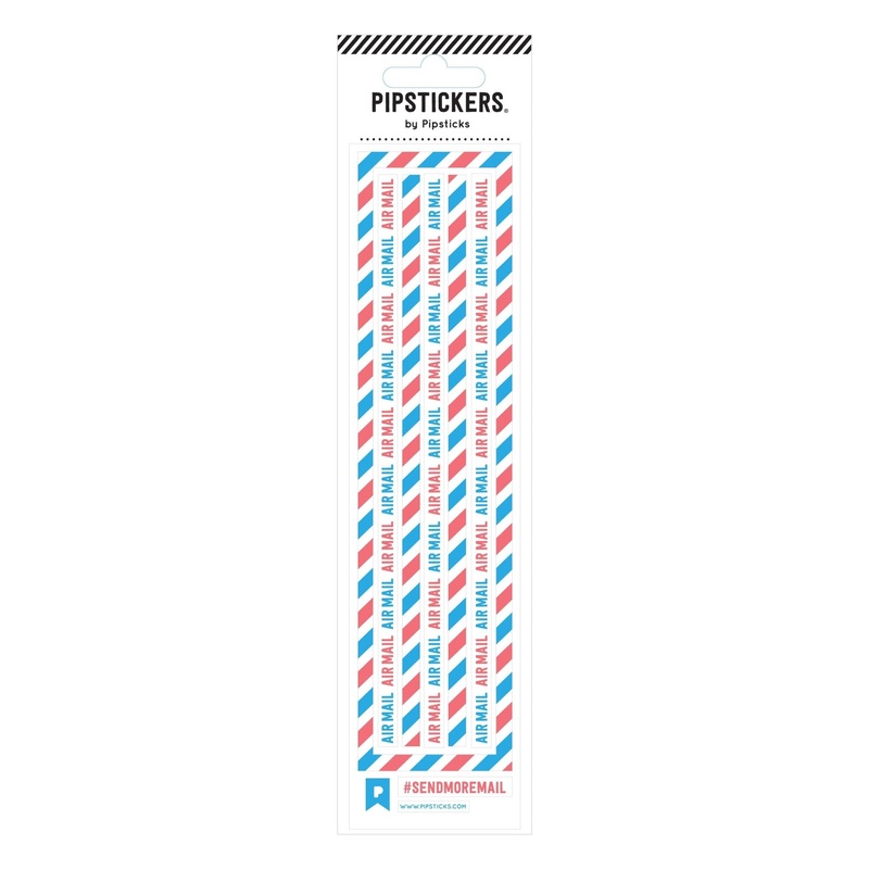 Via Air Mail Sticker Strips
