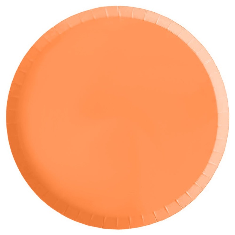 Apricot Dinner Plates 10"