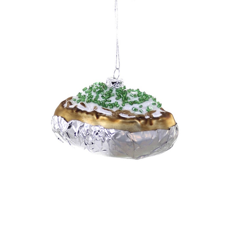 Baked Potato in Foil Ornament 3.5"