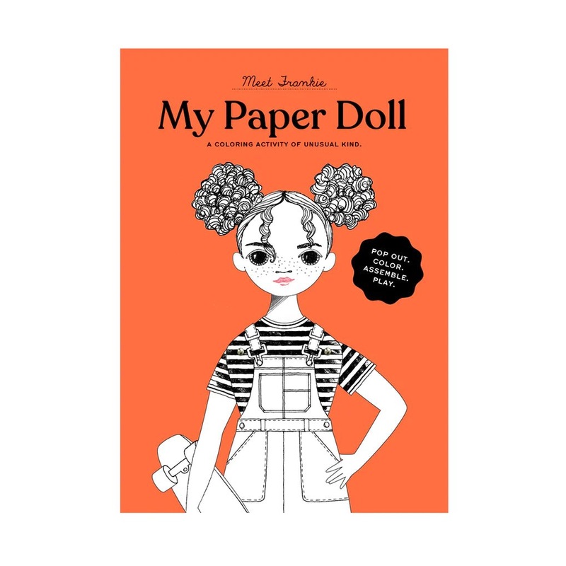 Frankie Paper Doll Coloring Kit