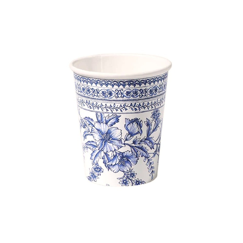 French Toile Paper Party Cups