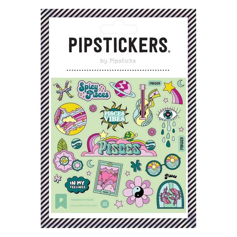 Glow-in-the-Dark Passionate Pisces Stickers