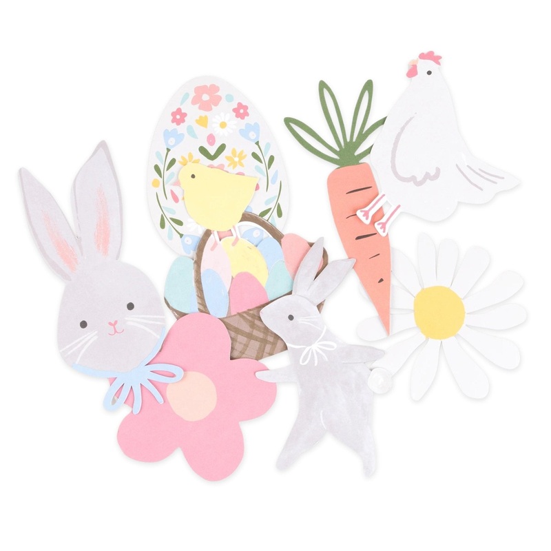 Meri Meri Party Easter Shaped Stickers Box