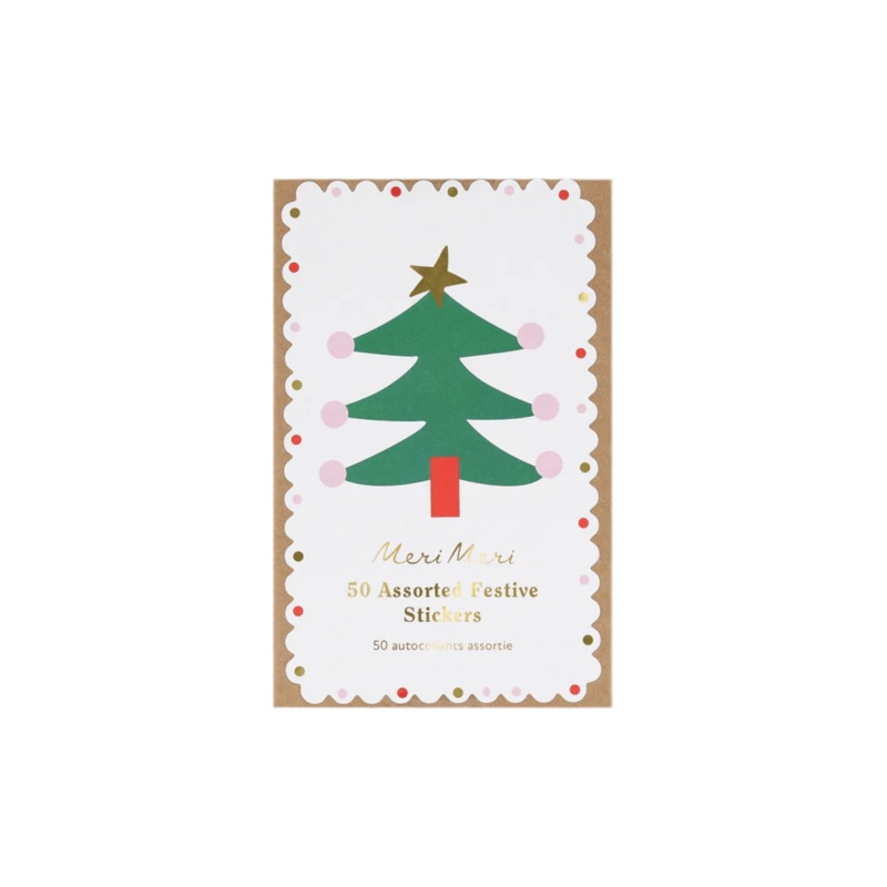 Meri Meri Party Festive Stickers Box