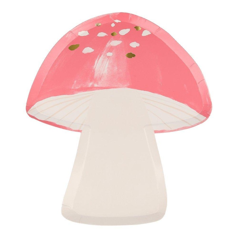 Meri Meri Party Mushroom Plates 8.5"