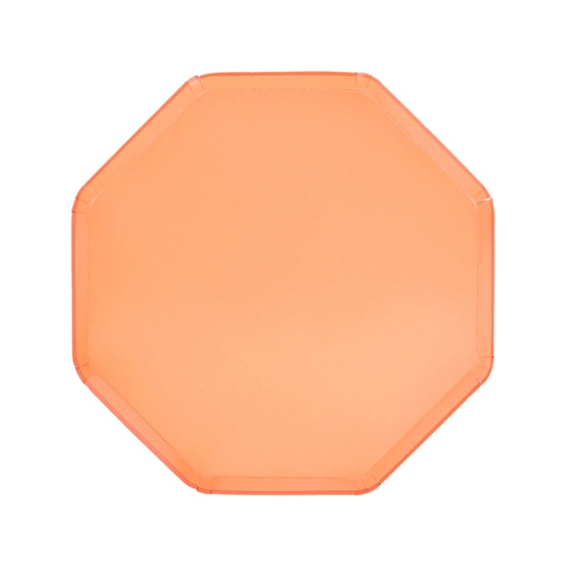 Meri Meri Party Papaya Side Plates 8.25"
