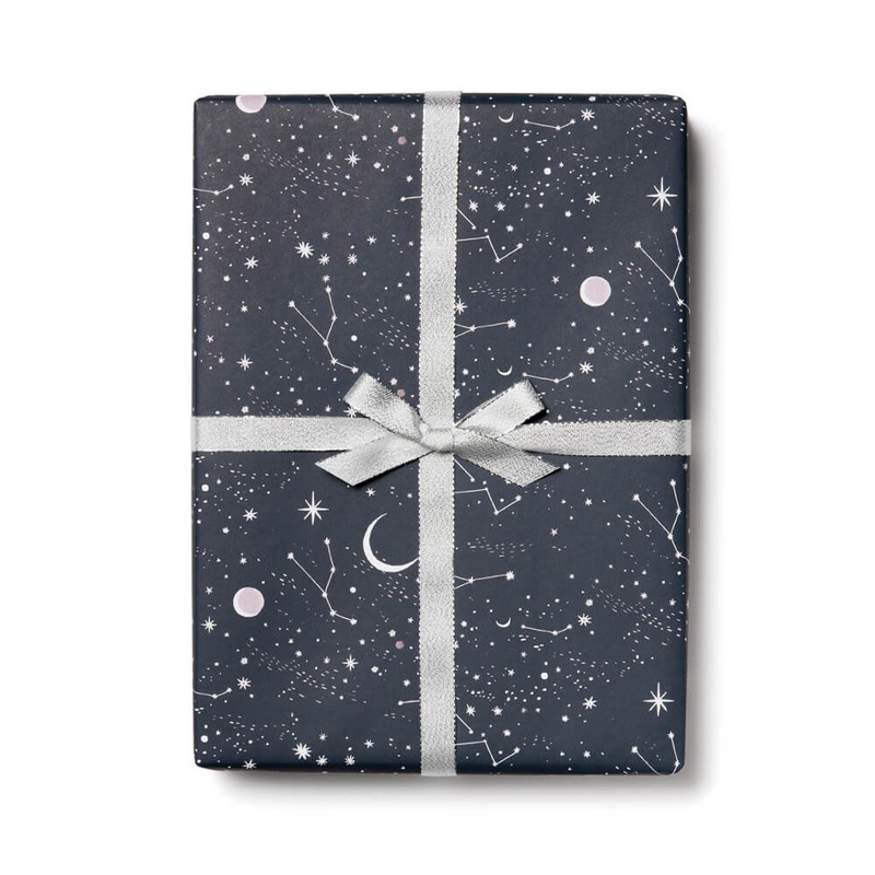 Moon and Stars Gift Wrapping Sheets (Roll of 3)
