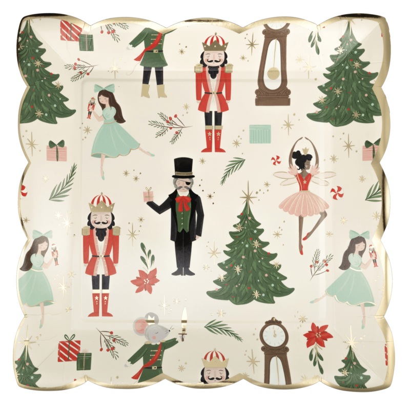 Nutcracker Pattern Plates 10"