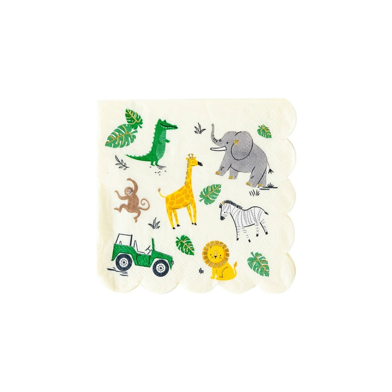 Safari Paper Cocktail Napkins