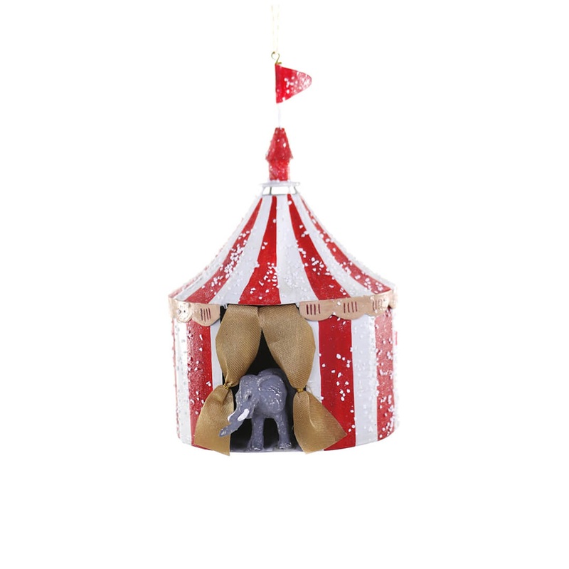 Under The Big Top Circus Tent Ornament 5.5"