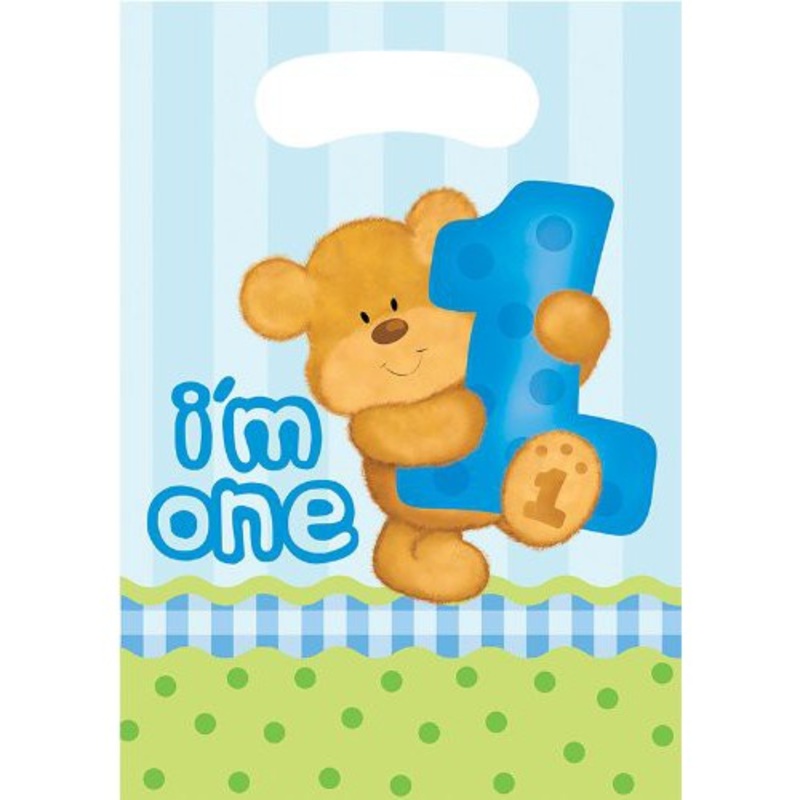 Bears First Birthday Boy Loot Bags