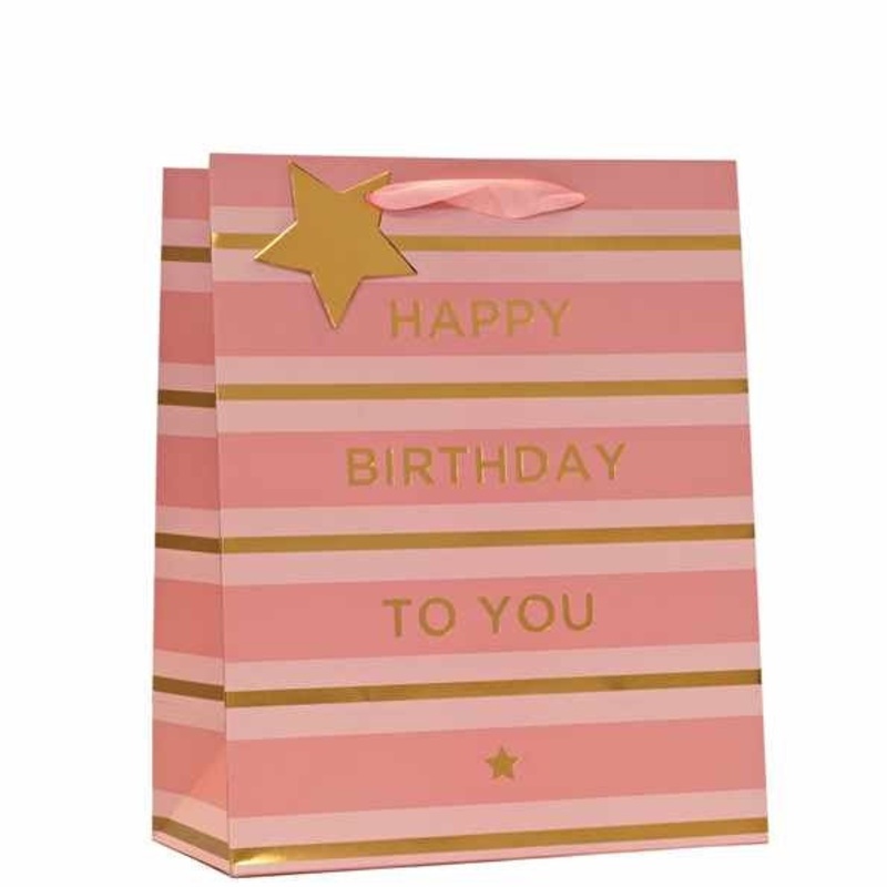 Birthday Pink Large Gift Bag