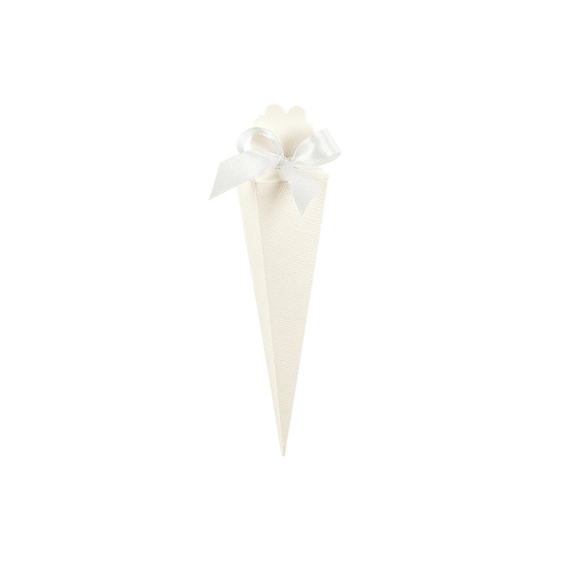 Cone - White Satin - 155mm