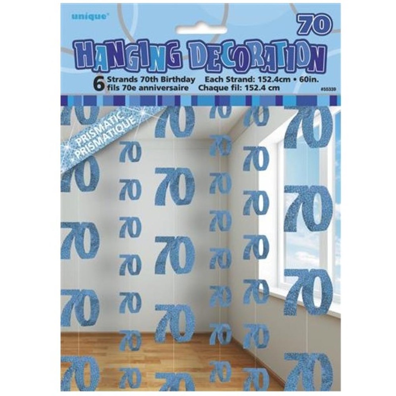 Dazzling Effects 70th Hanging Decorations