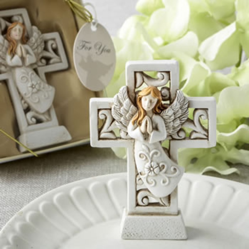 DC Cross w/ Angel Standing Ornament