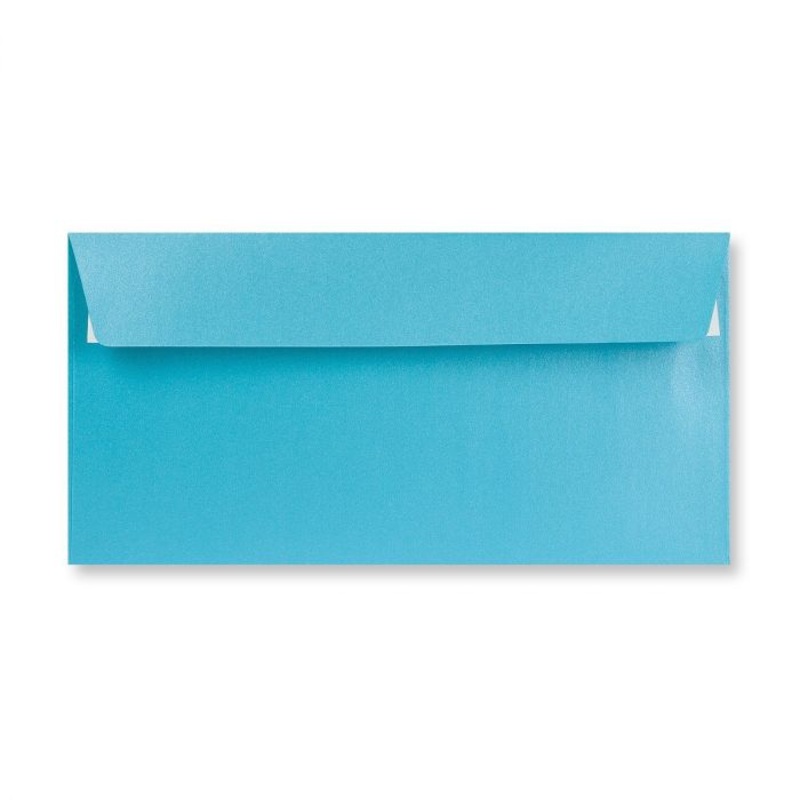 Envelope - Light Blue Shimmery - DL - 110x220mm