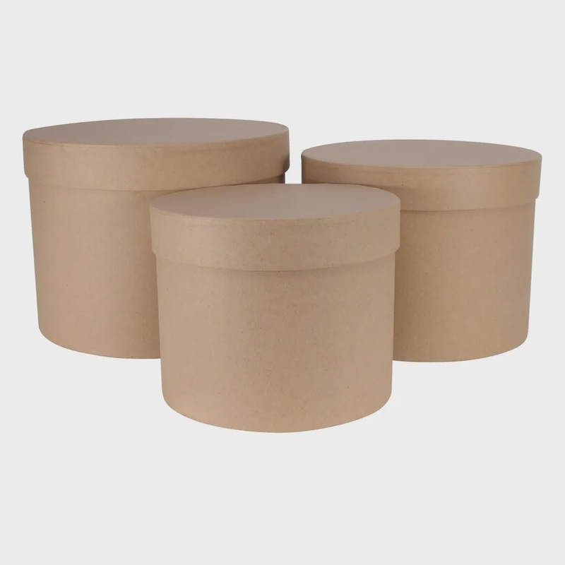 Kraft Hat Box - 3 sizes
