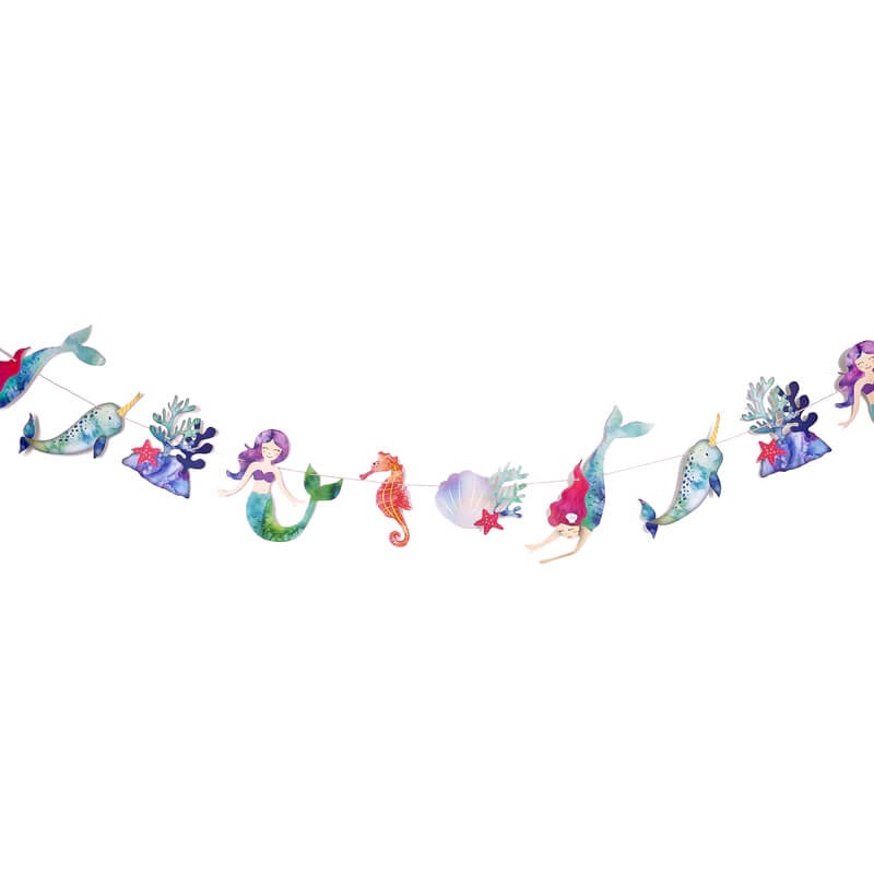 Mermaid & Narwhal Party Garland